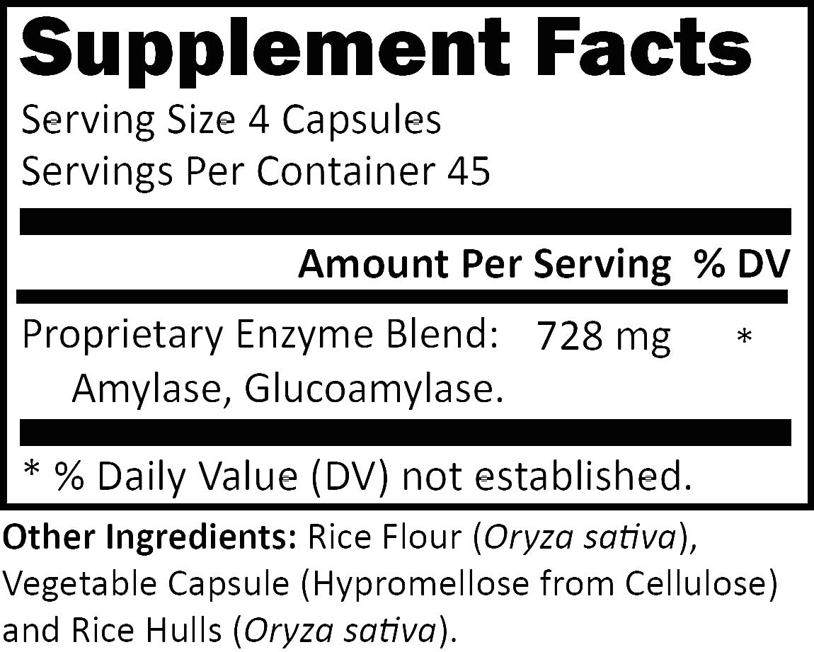 R-Garden Amylase Formula Digestive Enzyme - 180 Capsules - image 2
