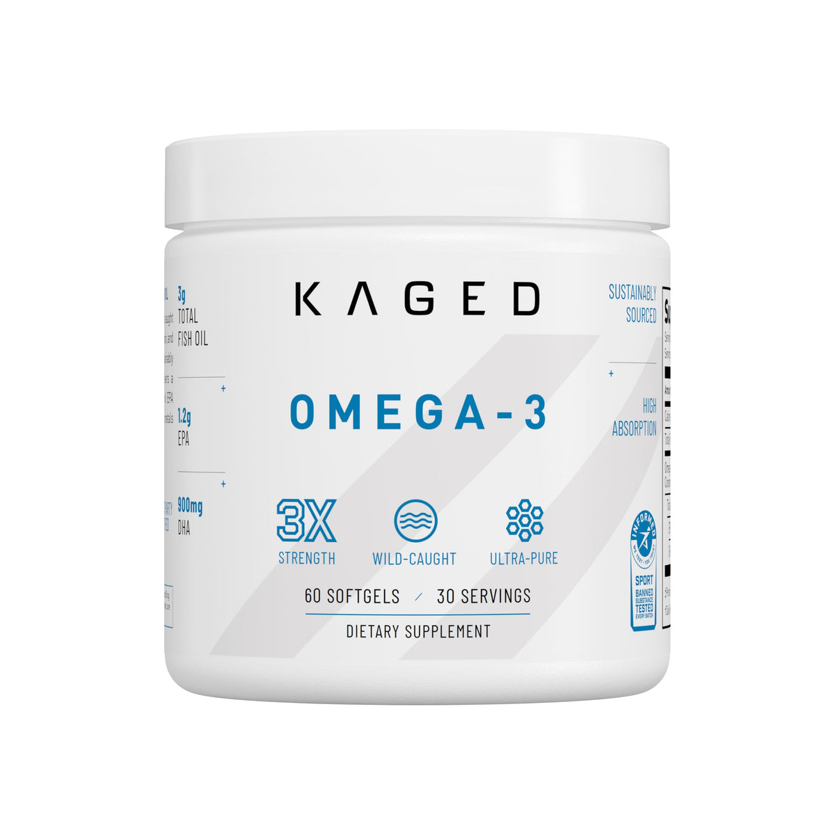 Kaged Omega 3 Softgels - 60 Count