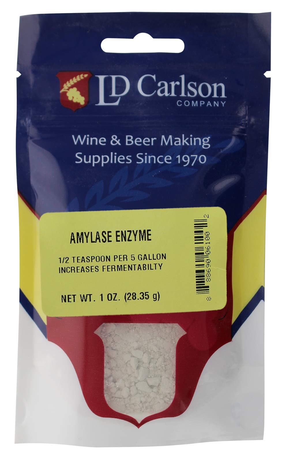 LD Carlson Amylase Enzyme - 1 oz