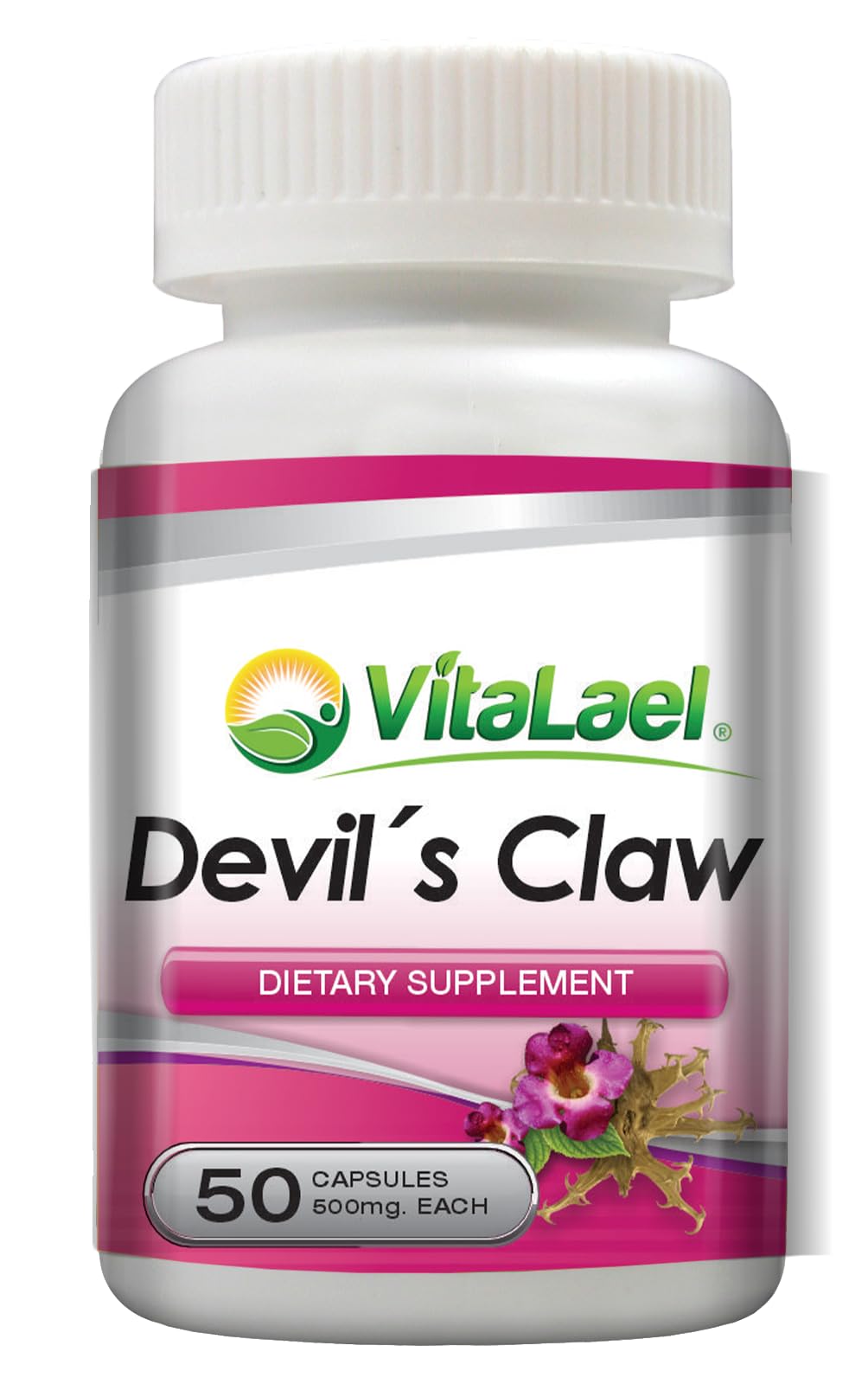 Herbal Solutions Health Devil's Claw 500 mg - 50 Capsules - image 2