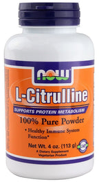 NOW Foods L-Citrulline 100% Pure Powder - 1 oz