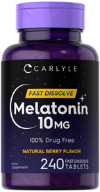 Carlyle Melatonin 10mg Fast Dissolve Tablets - 240 Count
