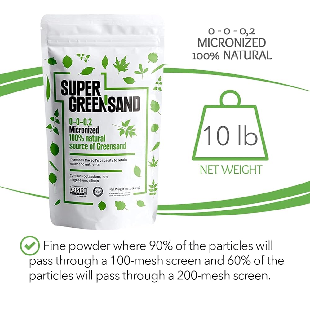 Super Greensand Micronized Soil Conditioner 68 Minerals - 10 lbs - image 2