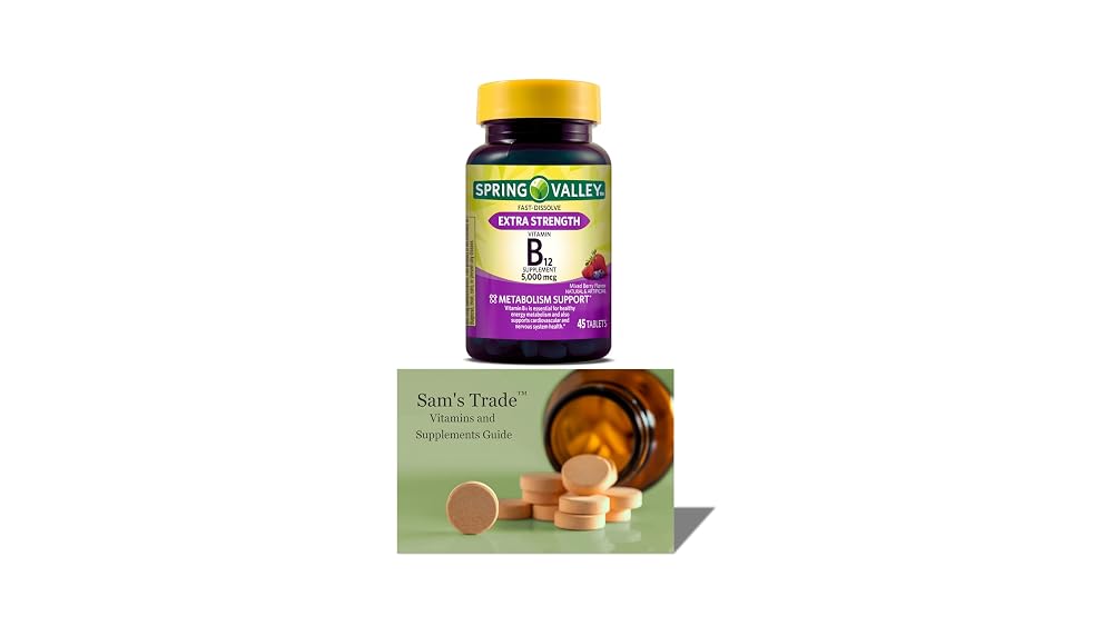 Spring Valley B12 5000mcg Methylcobalamin Sublingual Tablets - 45 Count