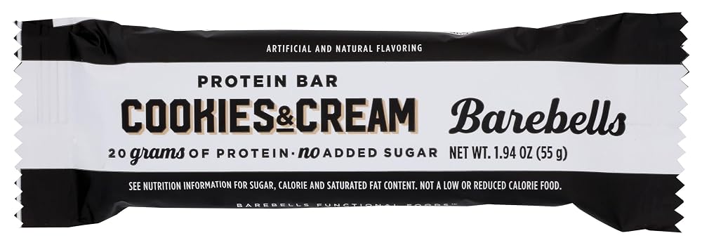 For Wellness Barebells Protein Bar Cookies & Cream 20g Protein - 12 Bars