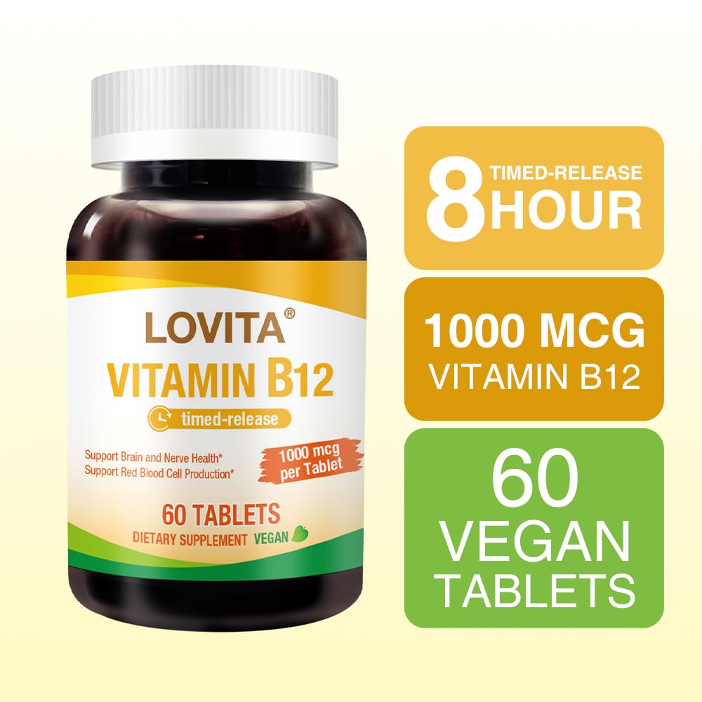 LOVITA Sustained-Release Vitamin B12 1000 mcg (as Cyanocobalamin)