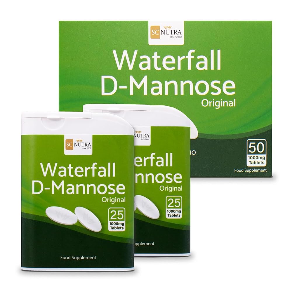 Sweet Cures D-Mannose 1000mg Tablets - 50 Tablets