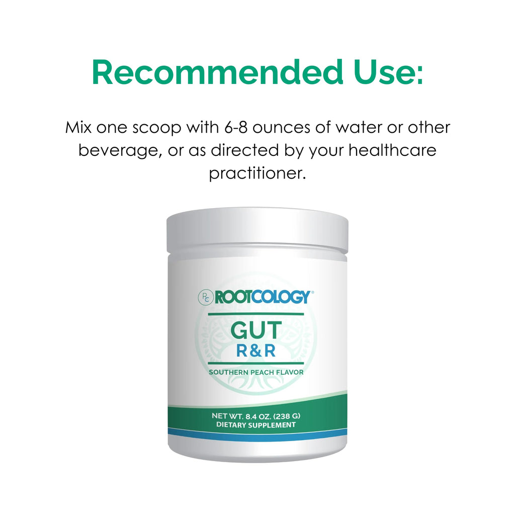 Rootcology Gut R&R Peach Flavor Powder - 28 Servings - image 7