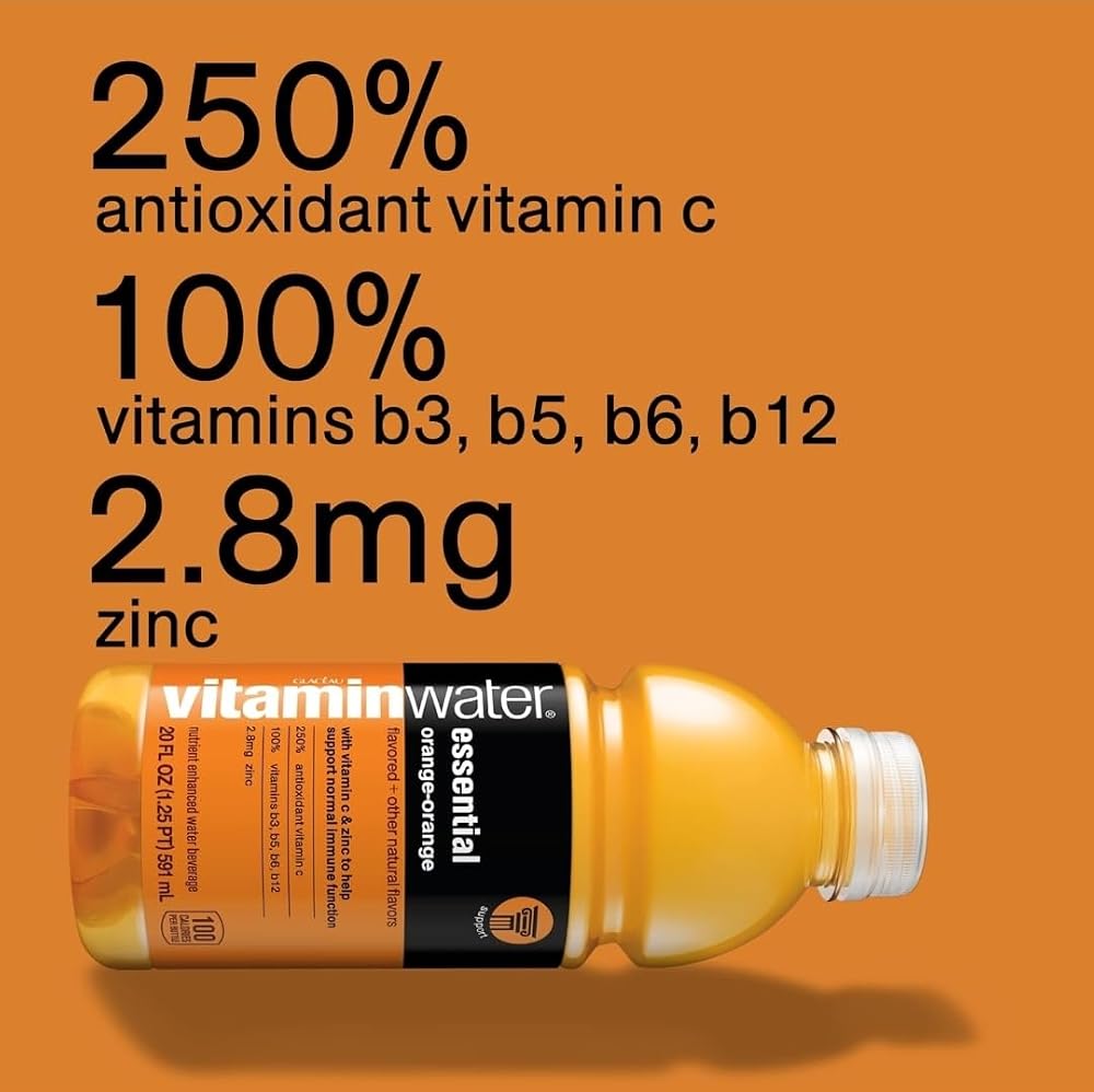 WESTERNMBY vitaminwater essential Electrolyte Enhanced Water - 12 x 20 fl oz - image 2