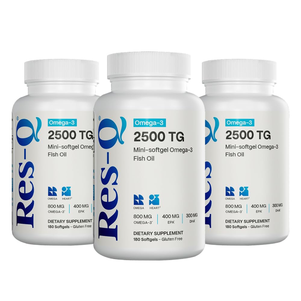 Res-Q 2500 TG Omega-3 Fish Oil Mini Softgels - 540 Count