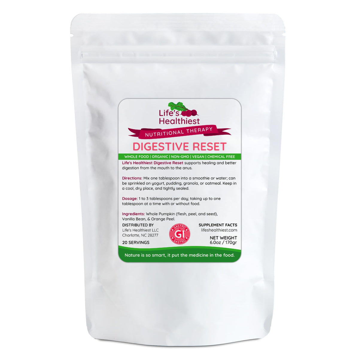 The Beet Lady Digestive Reset Whole Food Therapy Powder - 60 Servings
