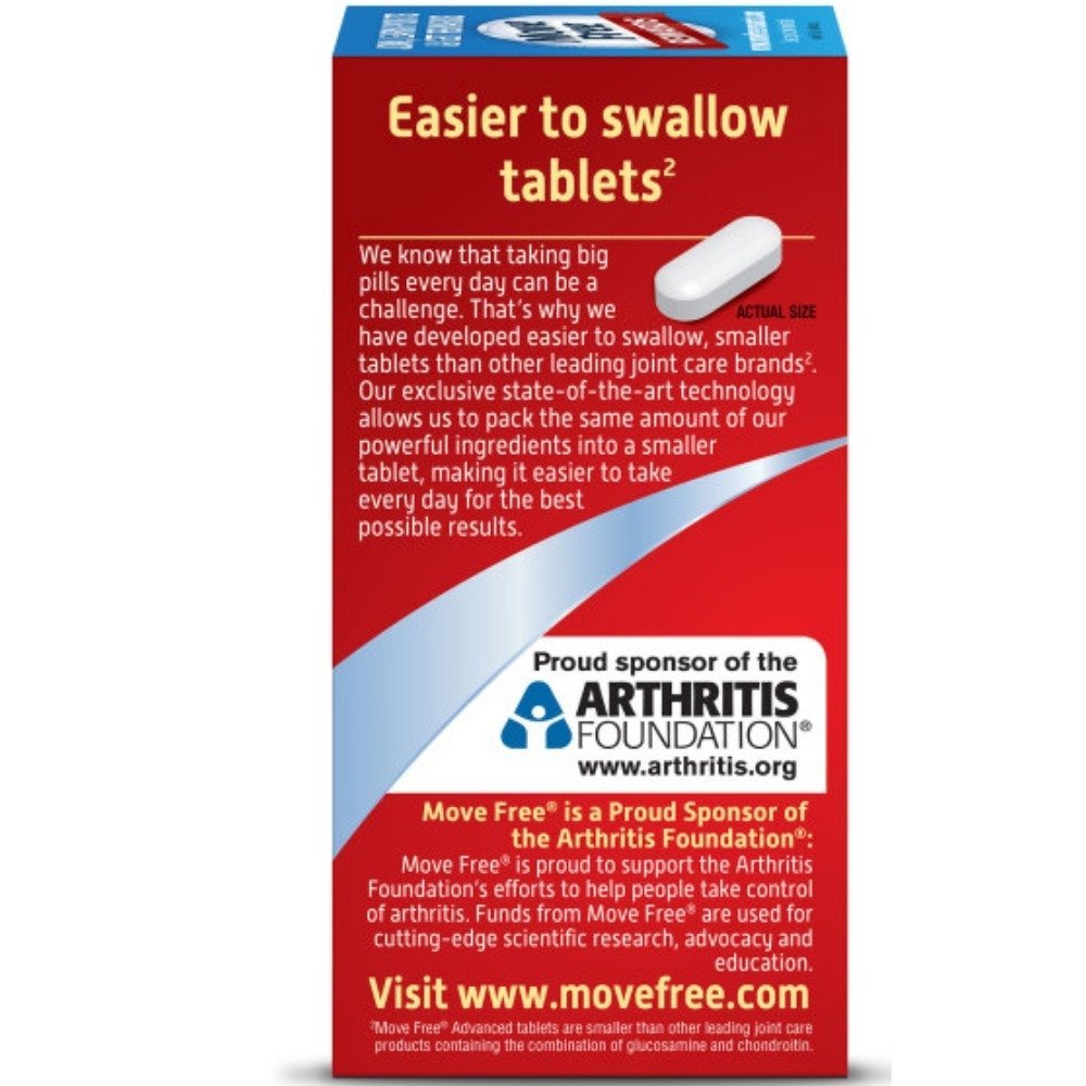 Schiff Move Free Advanced Plus MSM & Vitamin D3 - 160 Tablets - image 2
