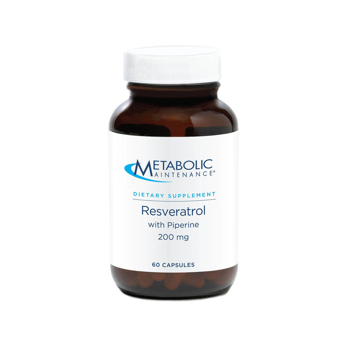 Metabolic Maintenance Resveratrol with Piperine - 60 Capsules