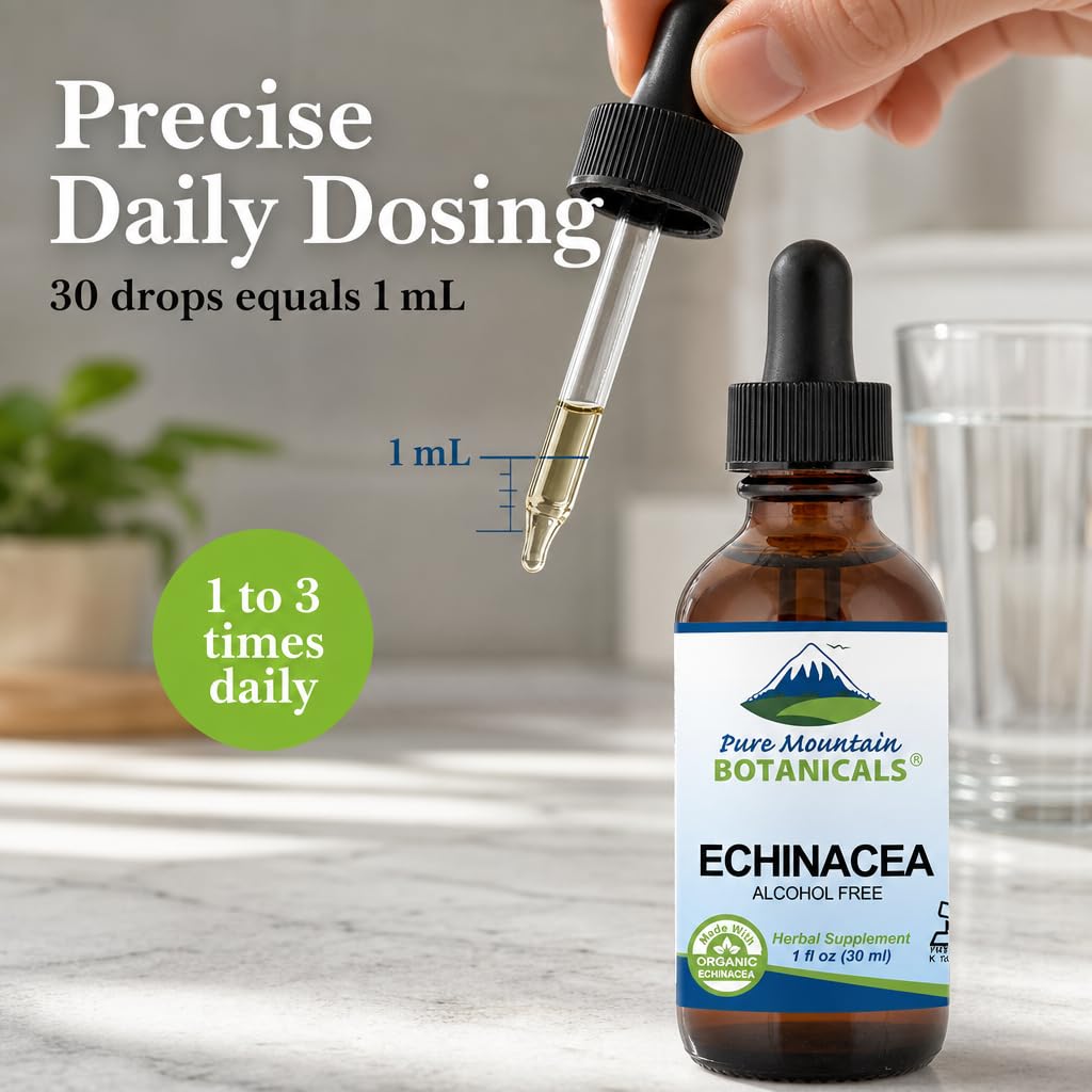 Pure Mountain Botanicals Echinacea Drops Immune Support - 1 oz - image 8