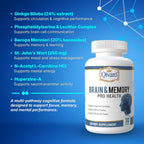 Qivaro Brain & Memory Pro Health Cognitive Support - 30 Capsules - image 3