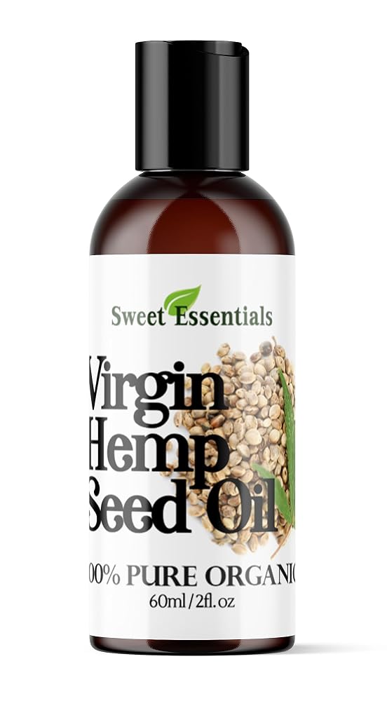 Sweet Essentials Organic Extra Unrefined Hemp Seed Oil (Food Grade)