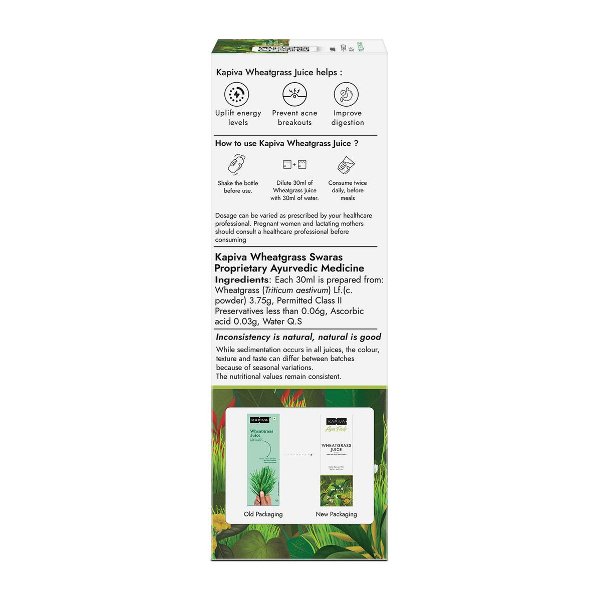 Kapiva Aloe Vera Juice + Wheatgrass Juice Combo - 2L - image 7