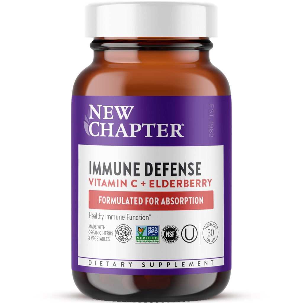 New Chapter Vitamin C Immune Defense Supplement - 30 Tablets
