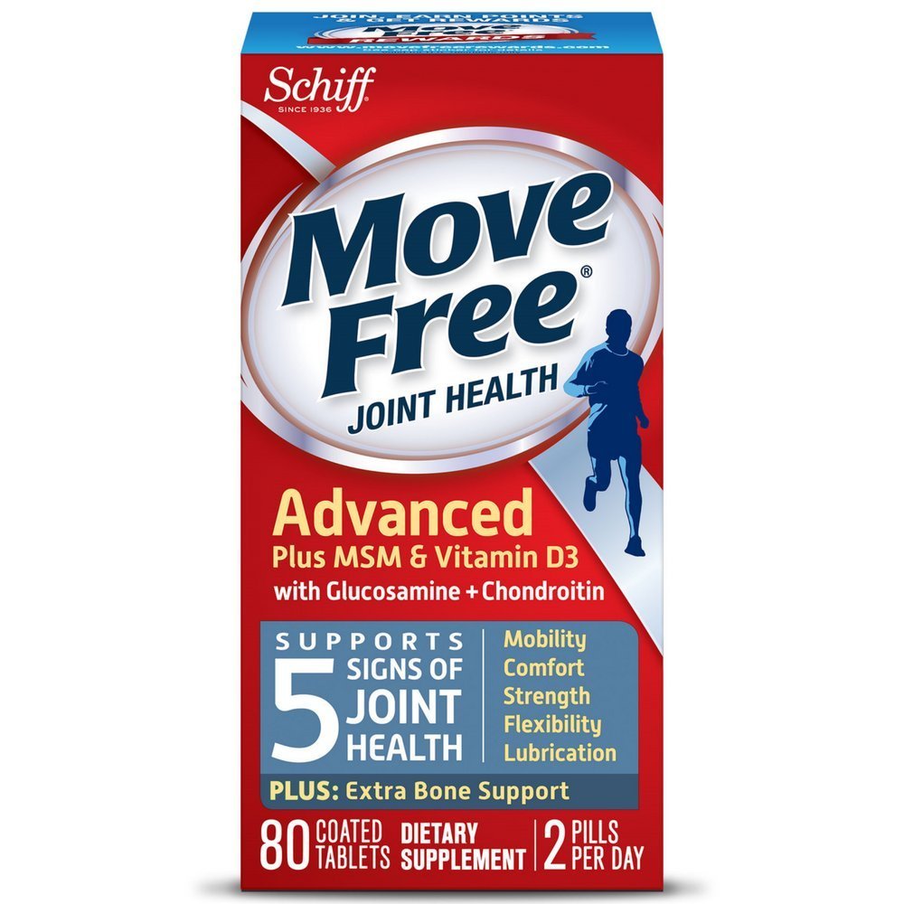 Schiff Move Free Advanced Plus MSM & Vitamin D3 - 160 Tablets
