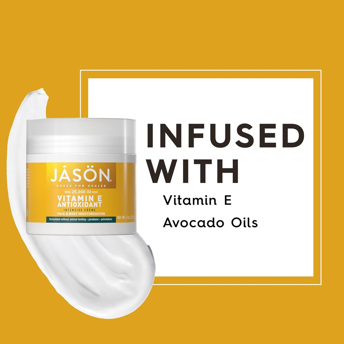 JASON NATURAL PRODUCTS Super E Creme 25000 IU - 4 oz - image 4