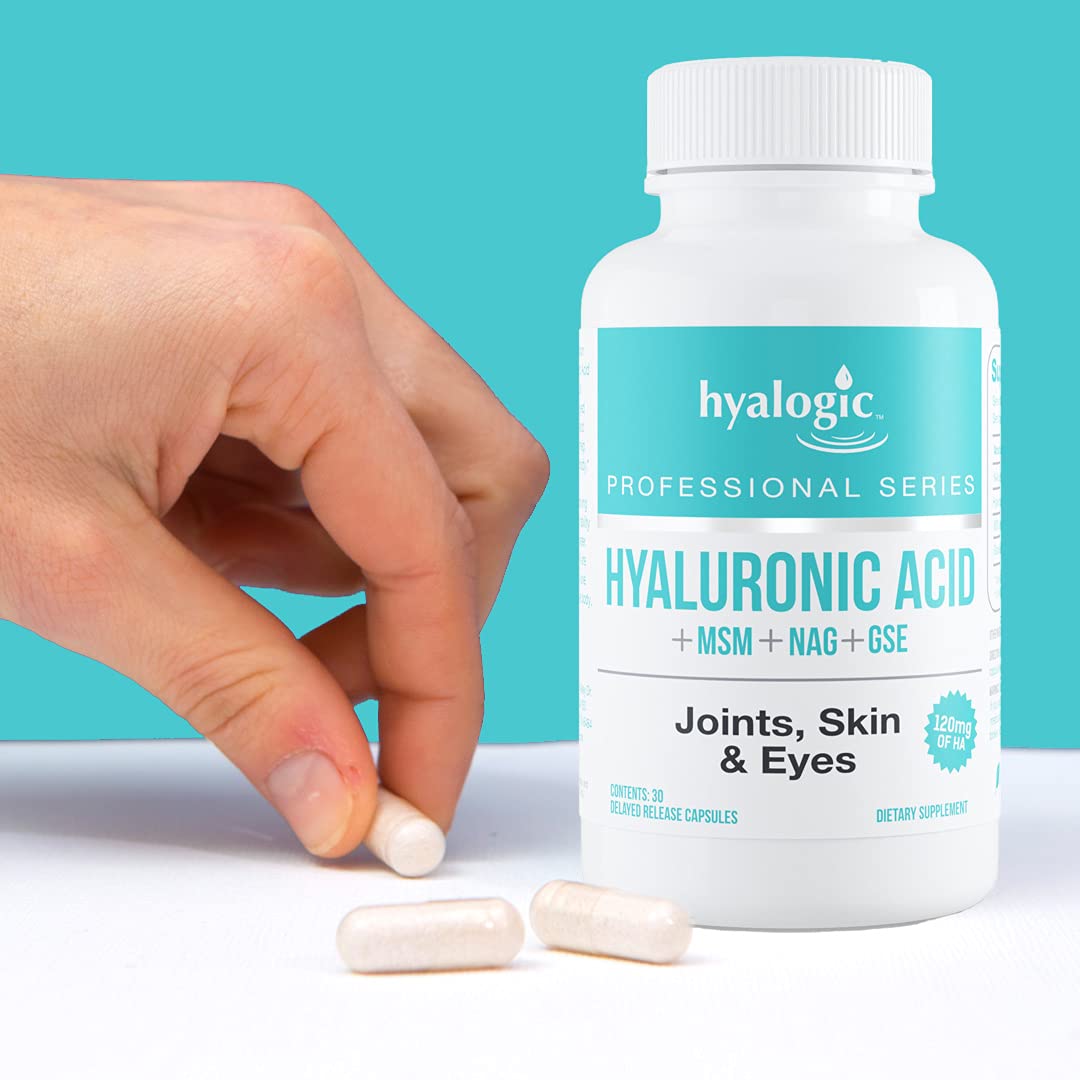 Hyalogic Hyaluronic Acid Capsules with MSM for Joint Support - 30 Capsules - image 4