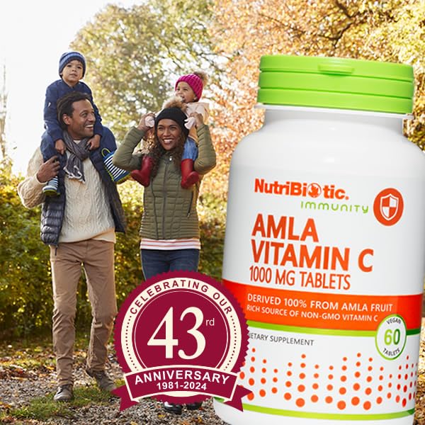 NutriBiotic Amla Vitamin C Antioxidant Support - 60 Tablets - image 4