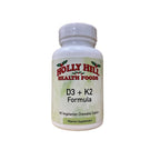Holly Hill Health Foods D3 + K2 Formula - 90 Vegetarian Tablets