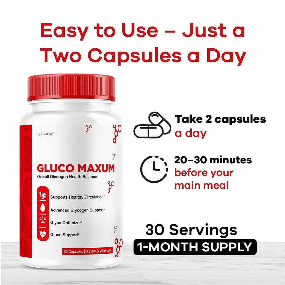 LIVORKA GlucoMaxum Capsules Advanced Support - 120 Capsules - image 4