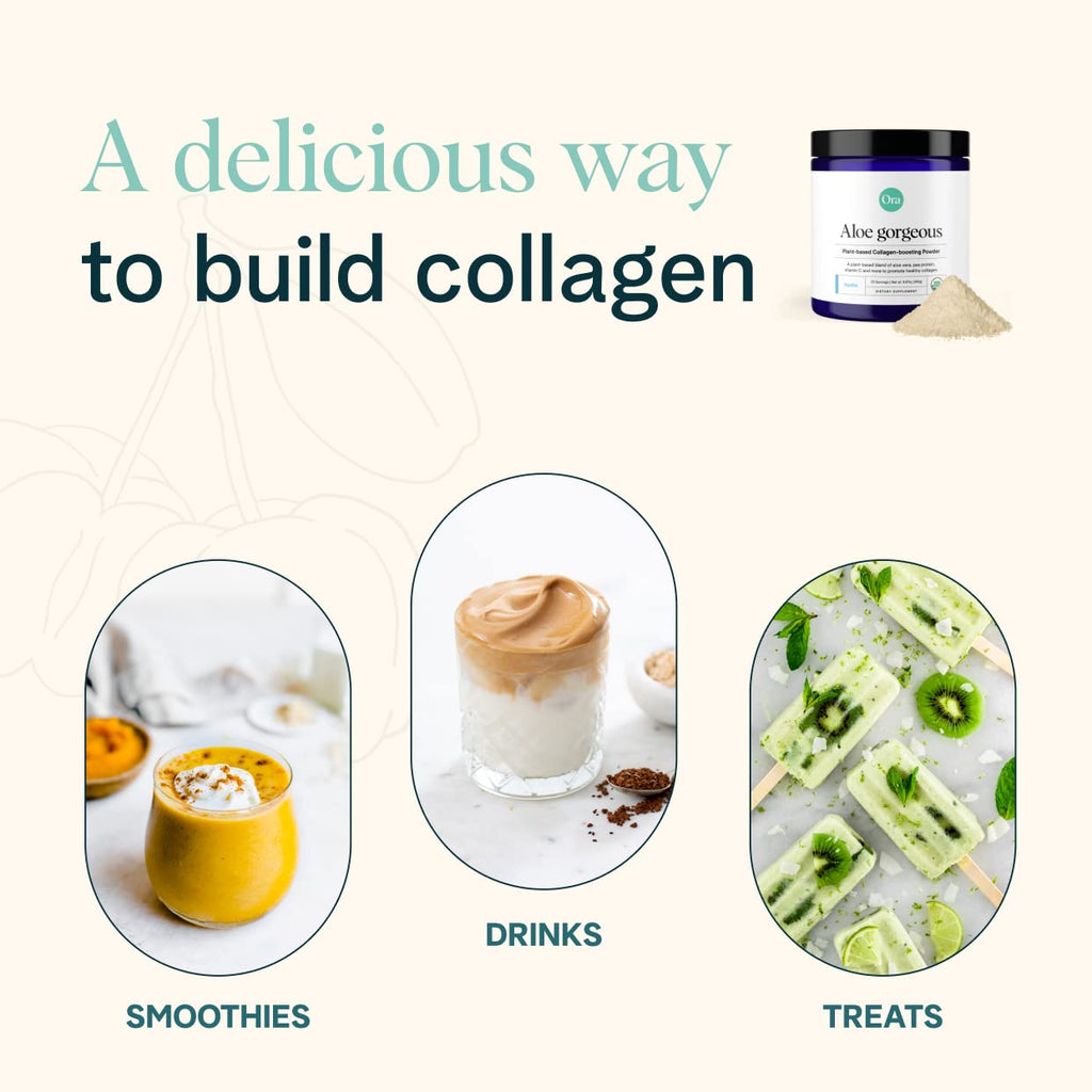 Ora Organic Vegan Collagen-Boosting Powder - Hair, Skin & Nails - 20 Servings - image 3