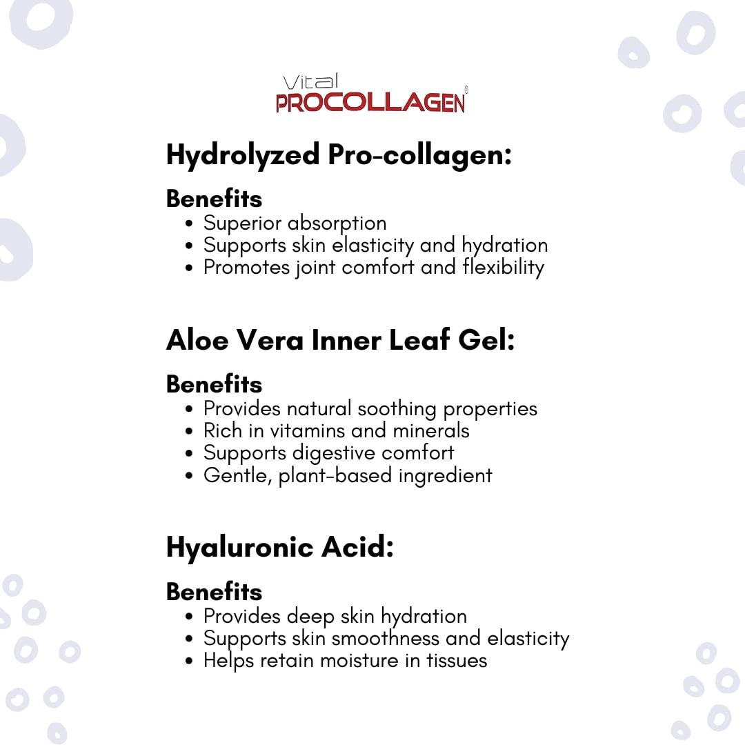 Natural Energy Vital Procollagen - Liquid Hydrolyzed Collagen Protein