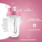 IronMaxx Protein Shaker Bottle 700ml - Frozen White Pink - image 2