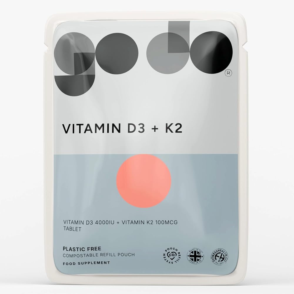 Fitness Health Vitamin D3 and K2 - 120 Tablets