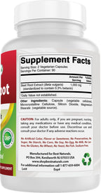 Best Naturals Beet Root Powder 500 mg - 180 Vegetarian Capsules - image 4