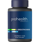 ProHealth Ergothioneine 5X Strength. 25mg Clinical Research Dose.
