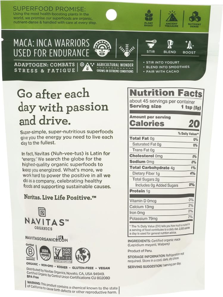 Navitas Naturals Raw Maca Powder - 8 oz (3-Pack) - image 3