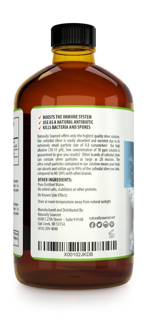 Naturally Sourced Colloidal Silver