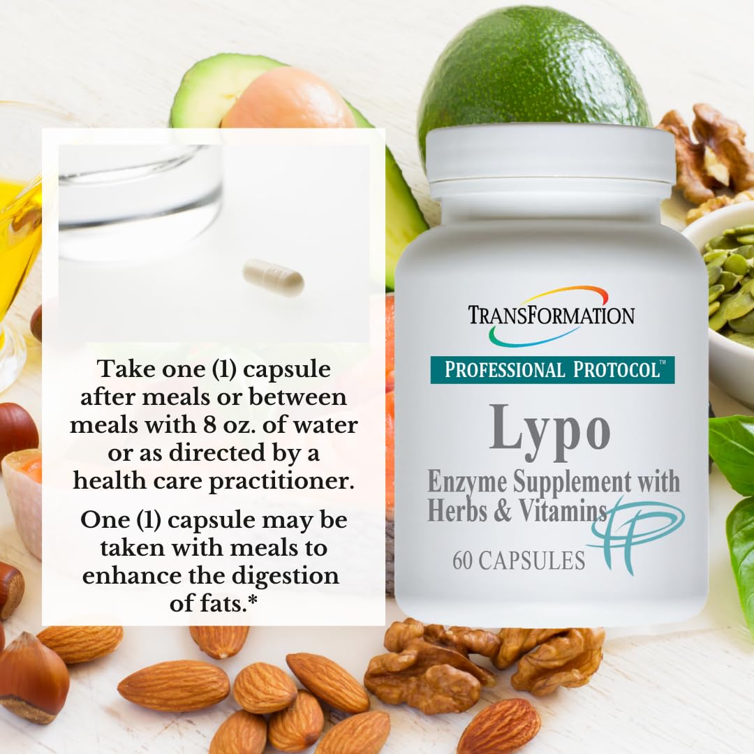 Transformation Enzymes Lypo Enzyme Supplement - 60 Capsules - image 3