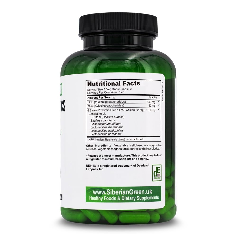 Siberian Green 6 Super Probiotics - 120 Capsules - image 7