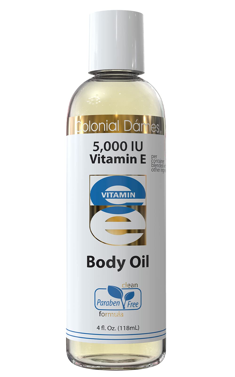 Colonial Dames Vitamin E Oil 5,000 IU Skin Therapy - 4 Fl Oz