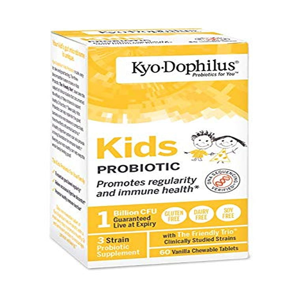 Kyolic Kyo-Dophilus Kids Probiotic Vanilla - 60 Tablets - image 4