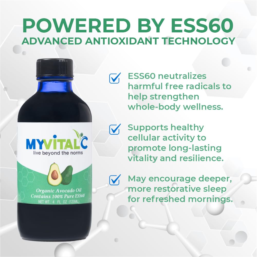 MyVitalC Organic Avocado Oil ESS60 Antioxidant - 4 Fl Oz - image 3