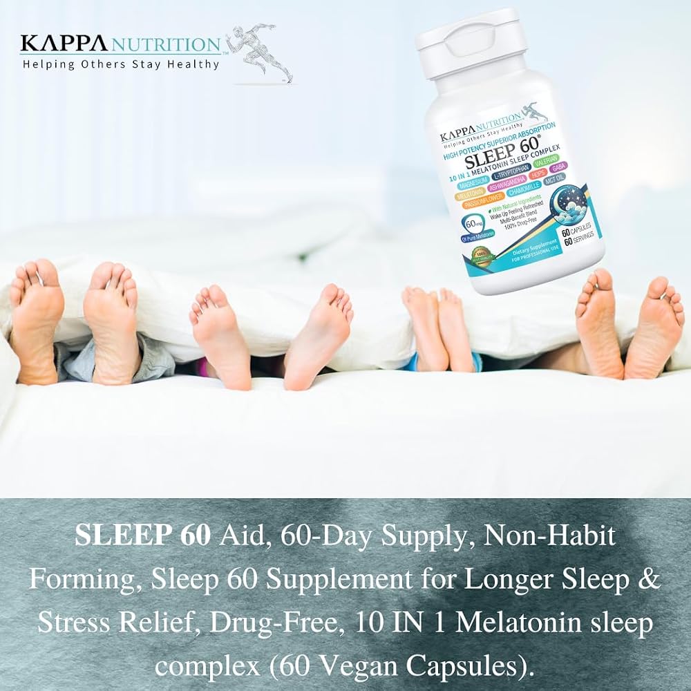 KAPPA NUTRITION Sleep 60 Melatonin Sleep Aid - 60 Capsules - image 6