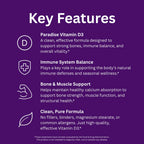 Paradise Herbs Earth's Blend Vitamin D3 - 90 Vegetarian Capsules - image 4