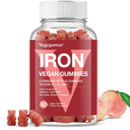 VEGEPOWER Vegan Iron Supplement Gummies - with Vitamin C