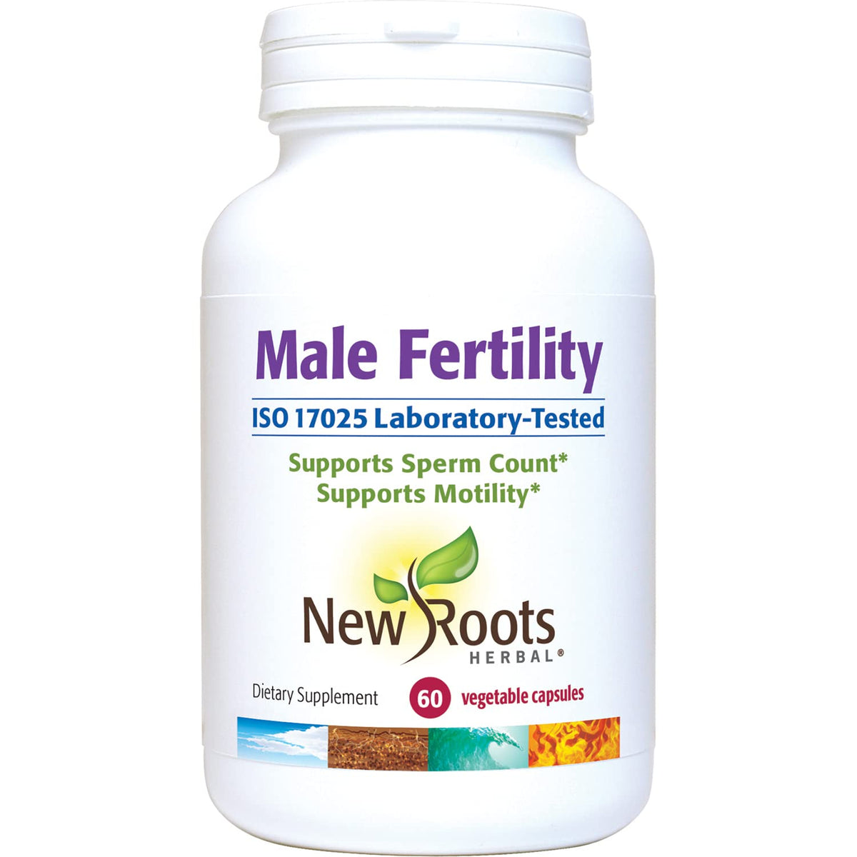 NEW ROOTS HERBAL Ashwagandha Selenium Lycopene - 60 Vegetarian Capsules
