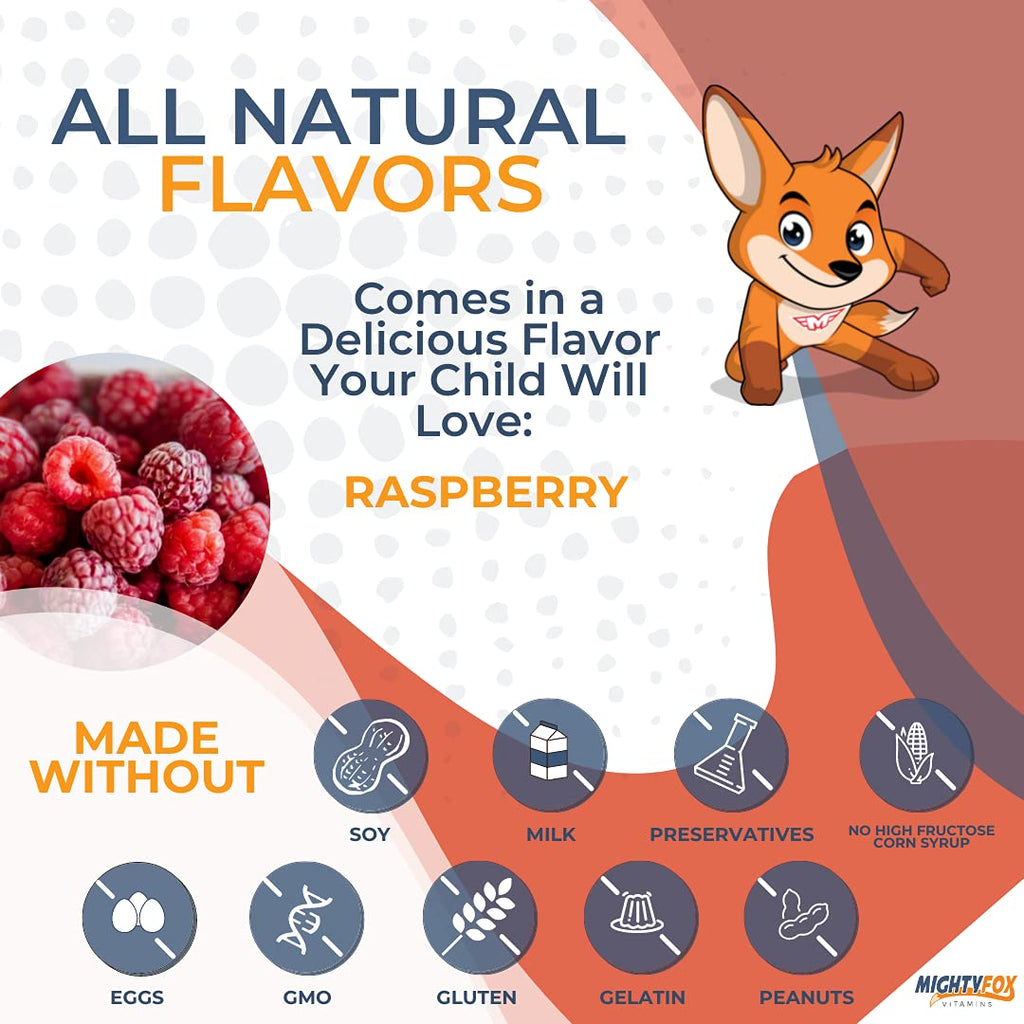 MIGHTY FOX VITAMINS Elderberry Gummies for Kids - 100 Count - image 4