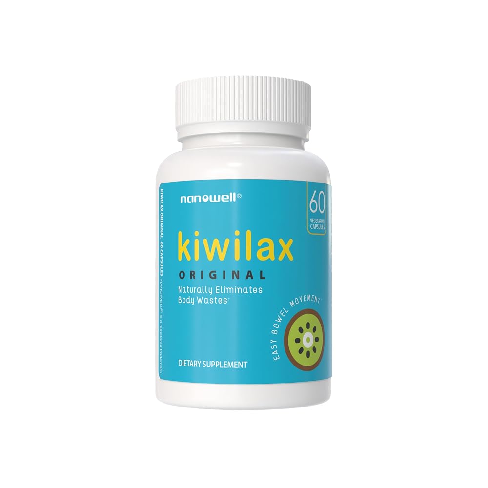 NANOWELL Kiwilax Original Digestive Support - 60 Capsules