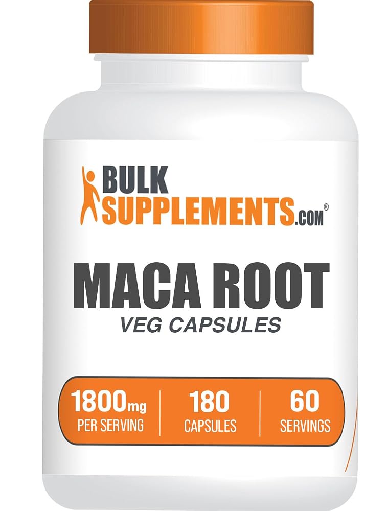 BulkSupplements Maca Root Extract 1800mg - 150 Capsules