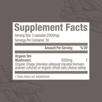 OM Mushroom Superfood Chaga Mushroom Capsules Immune Support - 90 Count - image 5
