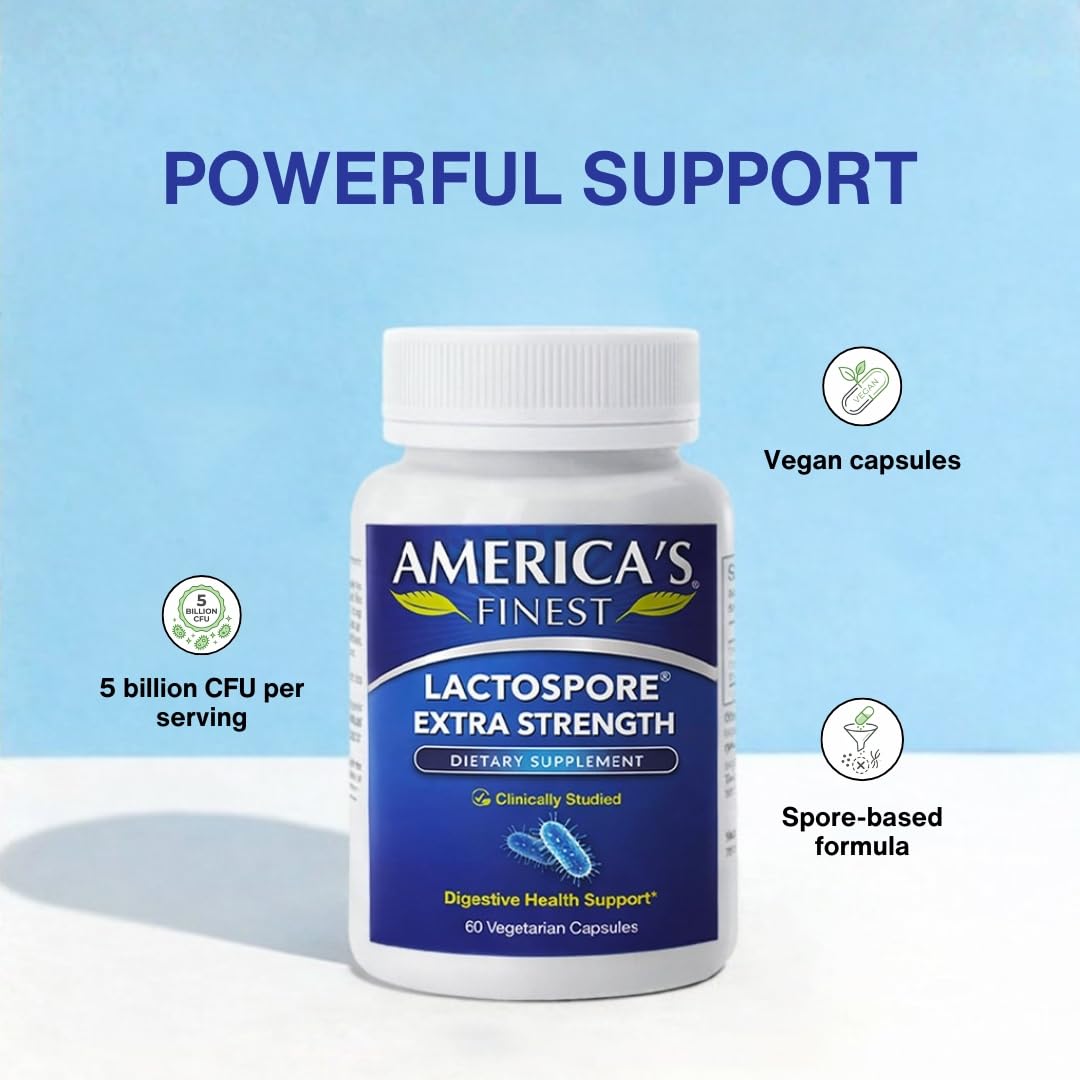 AFI LactoSpore ES Spore Probiotic 5B CFU - 60 Capsules - image 6